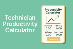 Online Technician Efficiency Check