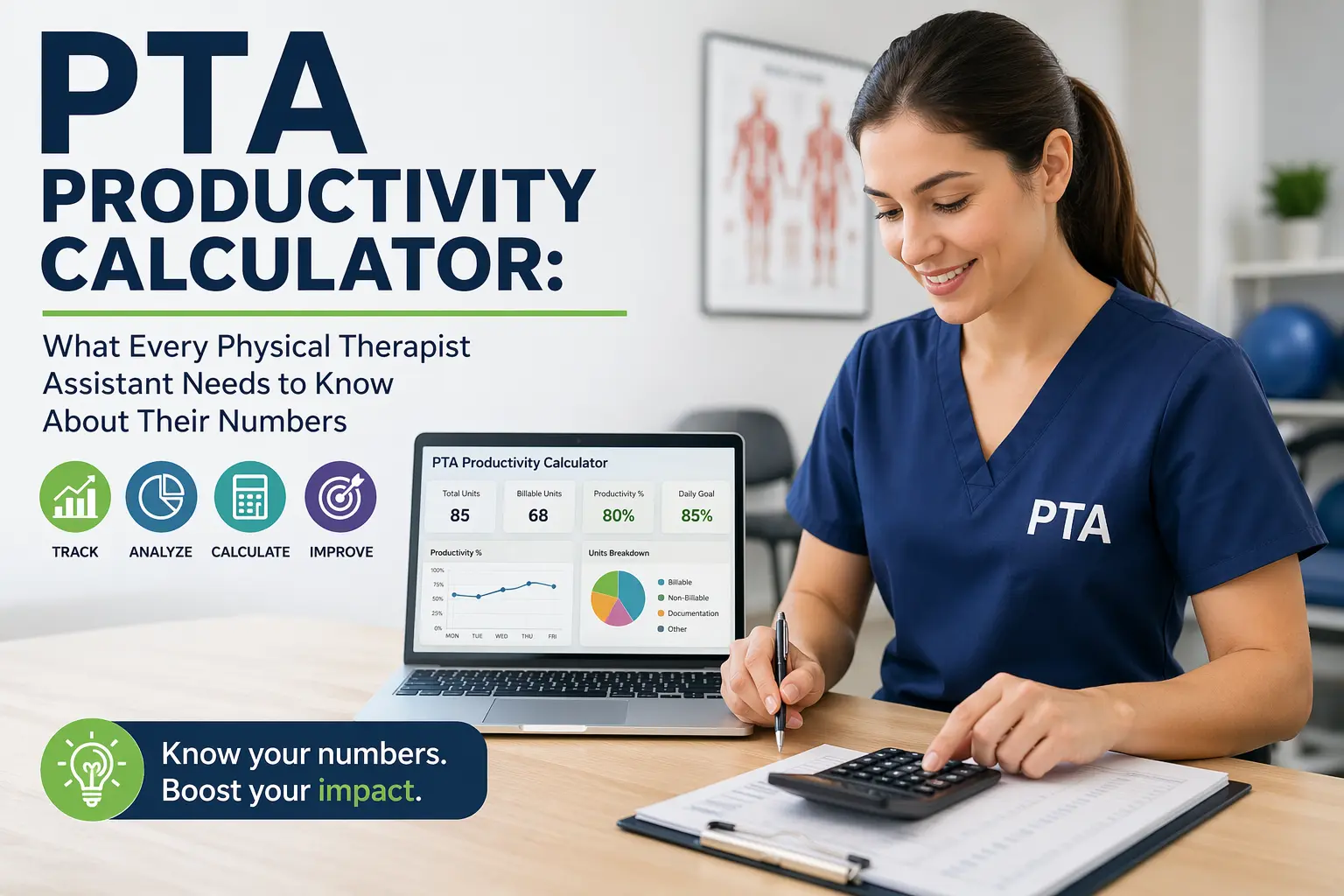 Physical therapy productivity calculator